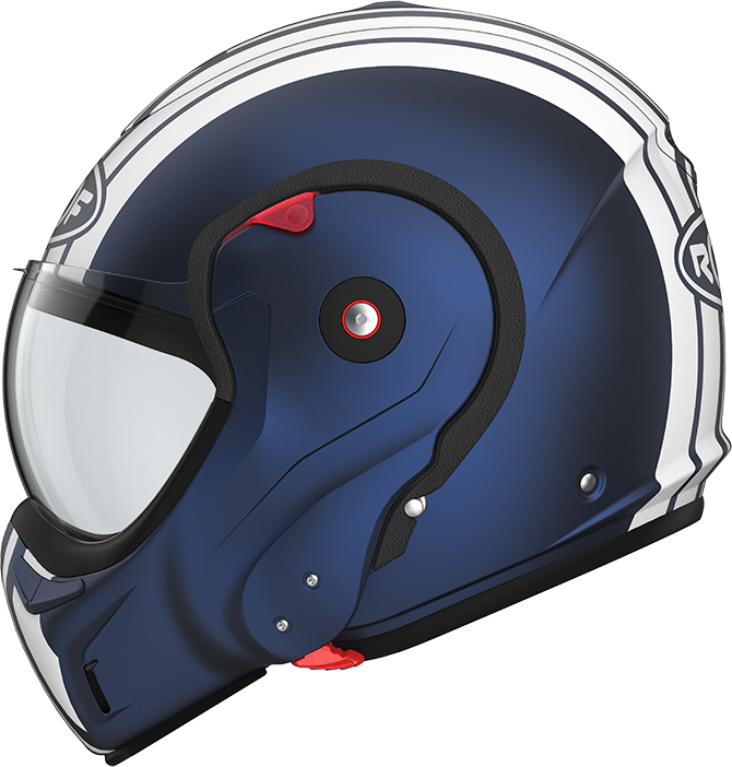 Roof RO9 Boxxer 2 Stripes Dark Blue FREE UK Delivery, FREE 365 Day Returns | Moto Central