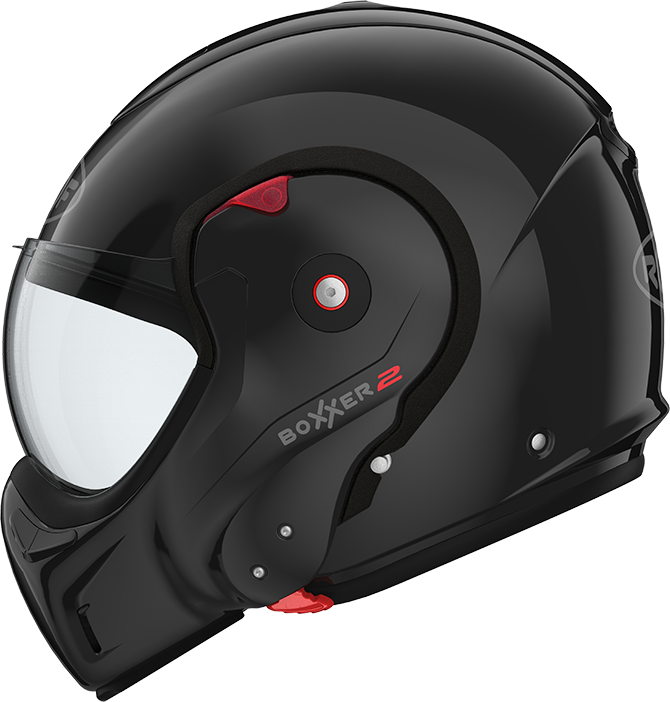 Roof RO9 Boxxer 2 Black left-side full-face view