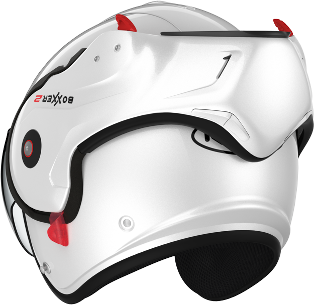 Roof RO9 Boxxer 2 Pearl White FREE UK Delivery, FREE 365 Day Returns | Moto Central