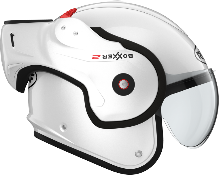 Roof RO9 Boxxer 2 Pearl White FREE UK Delivery, FREE 365 Day Returns | Moto Central