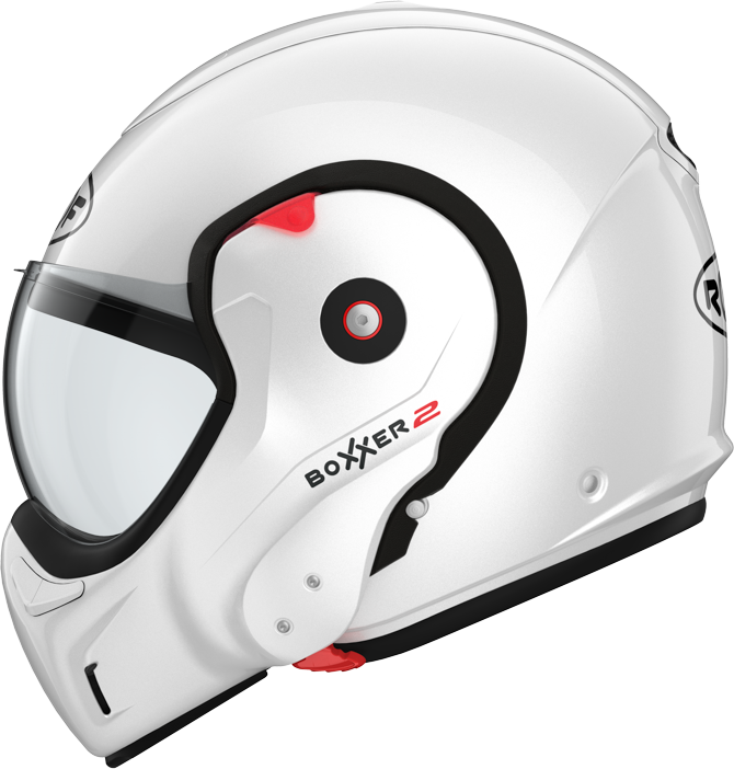 Roof RO9 Boxxer 2 Pearl White FREE UK Delivery, FREE 365 Day Returns | Moto Central