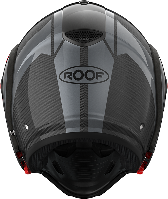 Roof RO9 Boxxer 2 Carbon Wonder / Steel rear full-face view