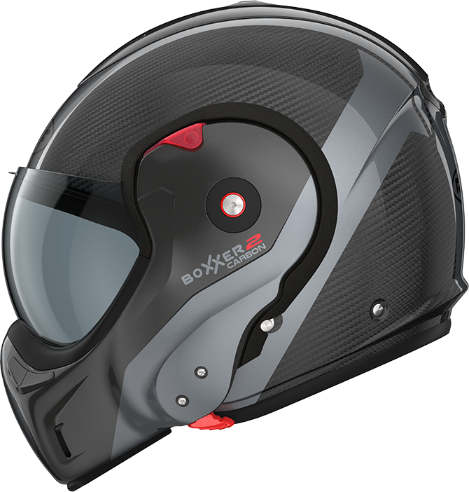 Roof RO9 Boxxer 2 Carbon Wonder / Steel FREE UK Delivery, FREE 365 Day Returns | Moto Central