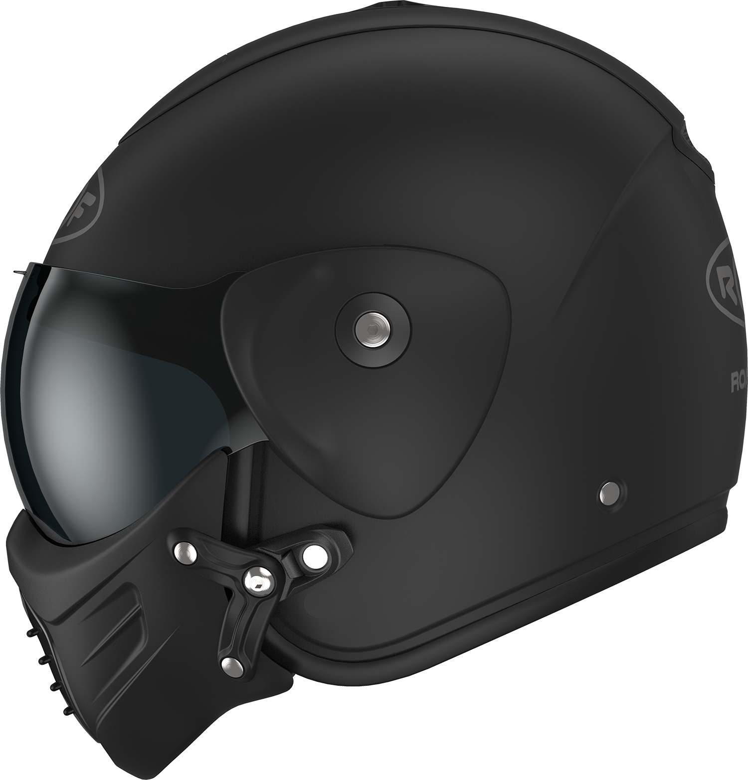 Roof RO9 Roadster Iron Matt Black / Black FREE UK Delivery, FREE 365 Day Returns | Moto Central