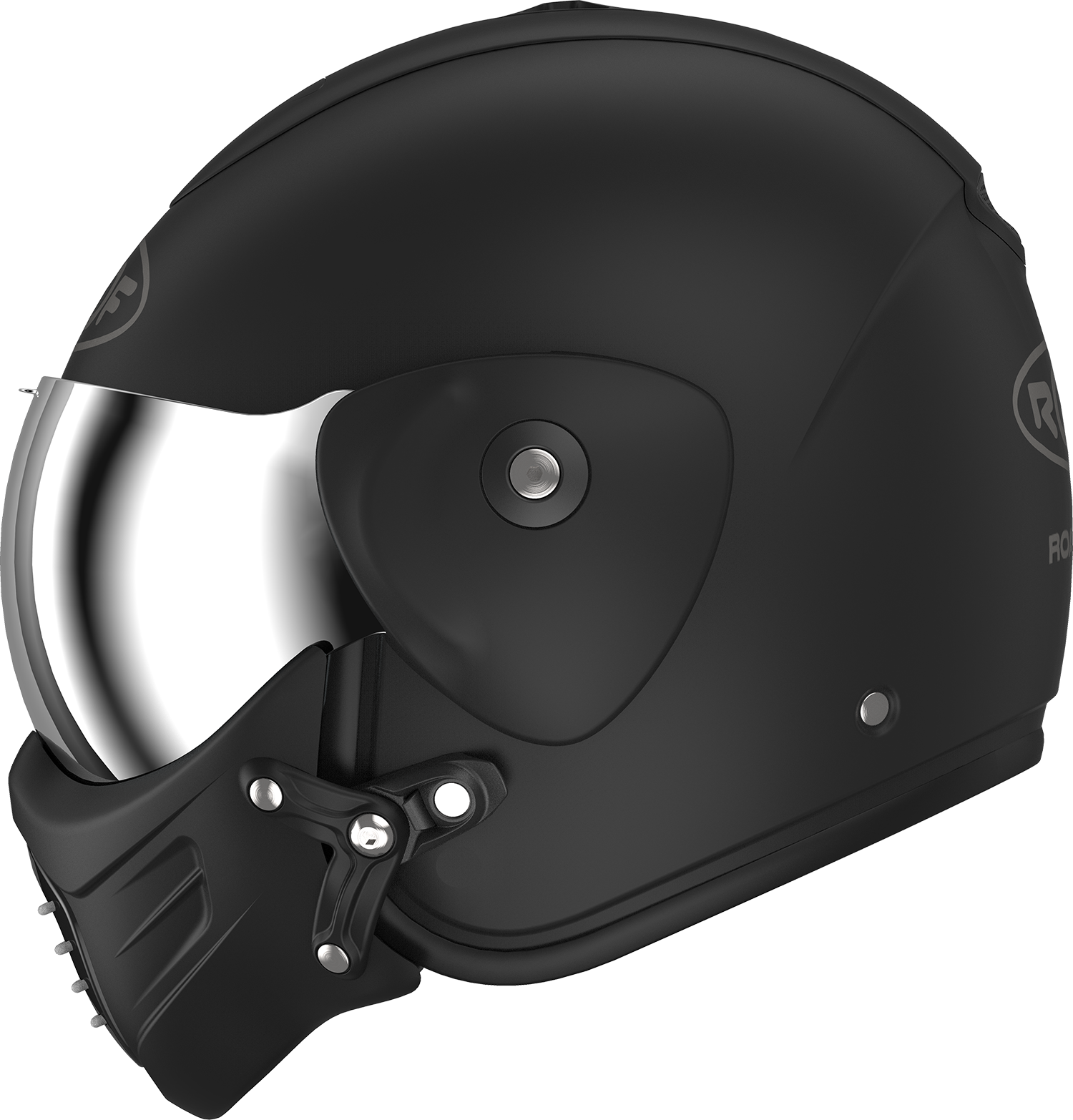 Roof RO9 Roadster Iron Matt Black / Silver FREE UK Delivery, FREE 365 Day Returns | Moto Central