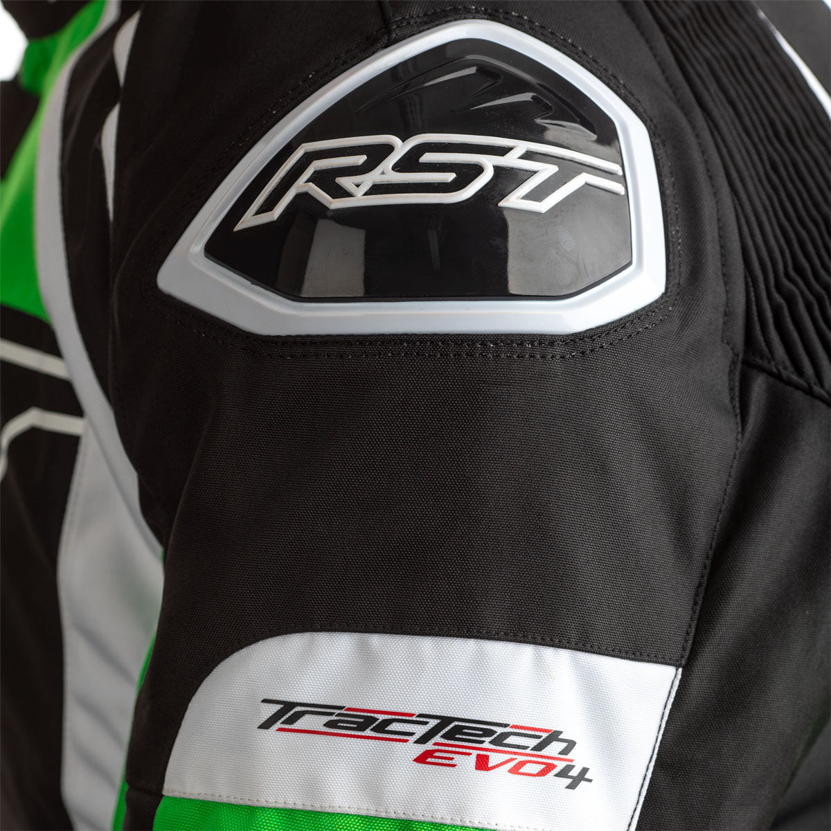RST Tractech Evo 4 CE Textile Jacket Black / Green / White