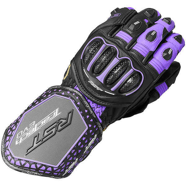 RST Tractech Evo 4 CE Ladies Gloves Black / Fushia / Grey - FREE UK Shipping, FREE 365 Day Returns | Moto Central