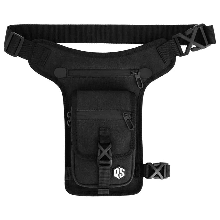 Rusty Stitches Kai Bag Black, rear view on white