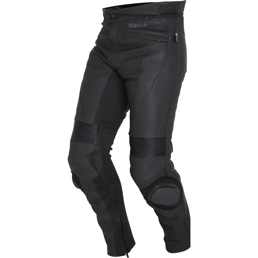 Weise Corsa RS Leather Trousers Black - FREE UK Shipping, FREE 365 Day Returns | Moto Central