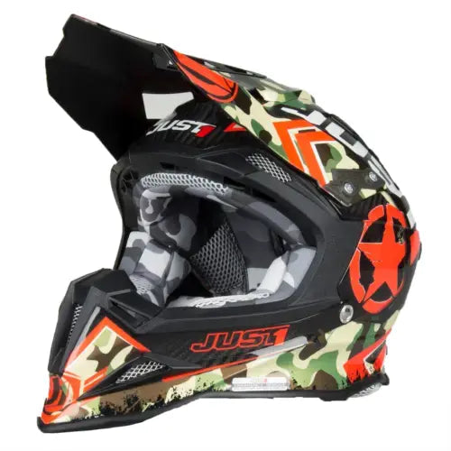 Just1 J12 Carbon MX Kombat Red