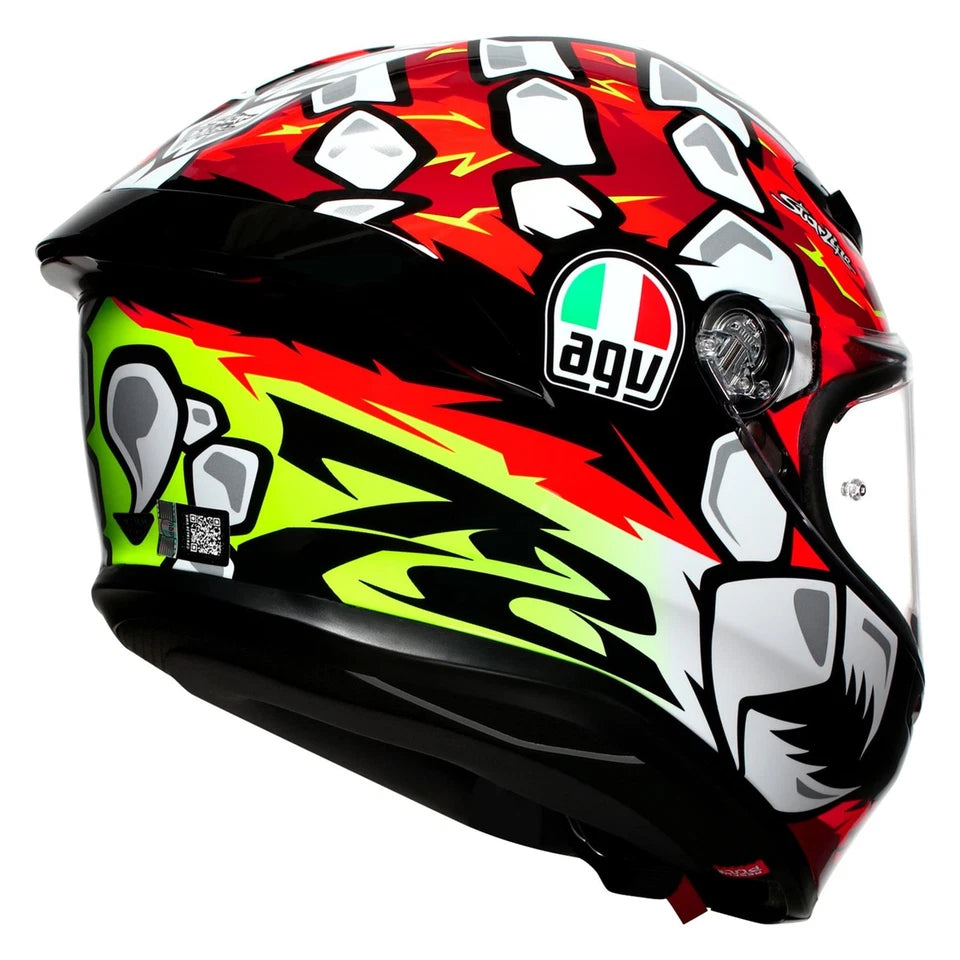 AGV K6-S Bezzecchi 2024 FREE UK Delivery, FREE 365 Day Returns | Moto Central