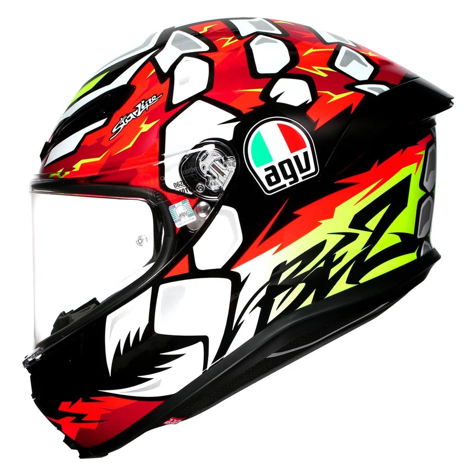 AGV K6-S Bezzecchi 2024 FREE UK Delivery, FREE 365 Day Returns | Moto Central
