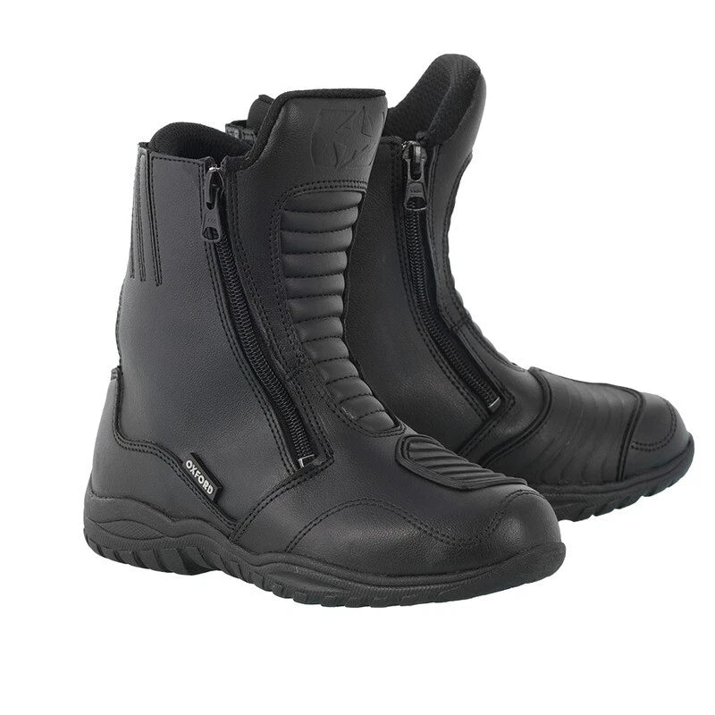 Oxford Warrior Leather Boots Black