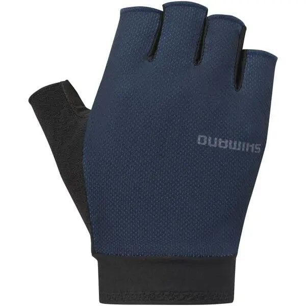 Shimano Explorer Gloves Navy - FREE UK Shipping, FREE 365 Day Returns | Moto Central