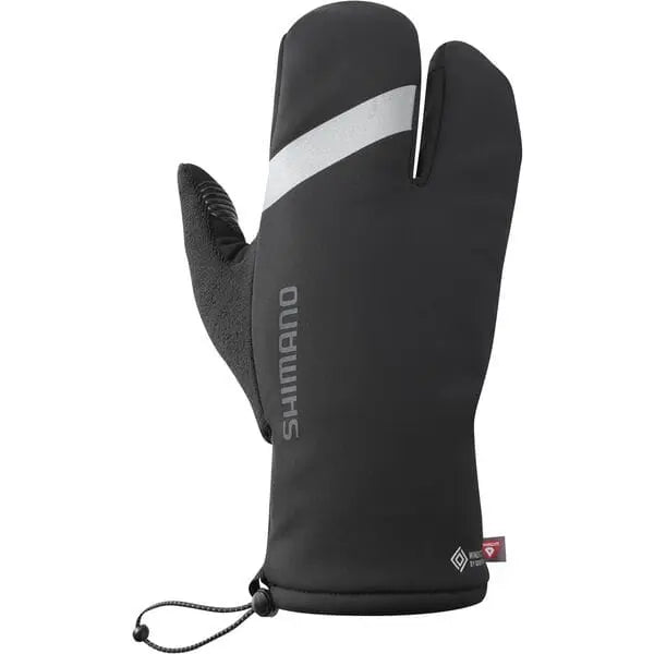 Shimano Windstopper Primaloft 2X2 Gloves Black - FREE UK Shipping, FREE 365 Day Returns | Moto Central