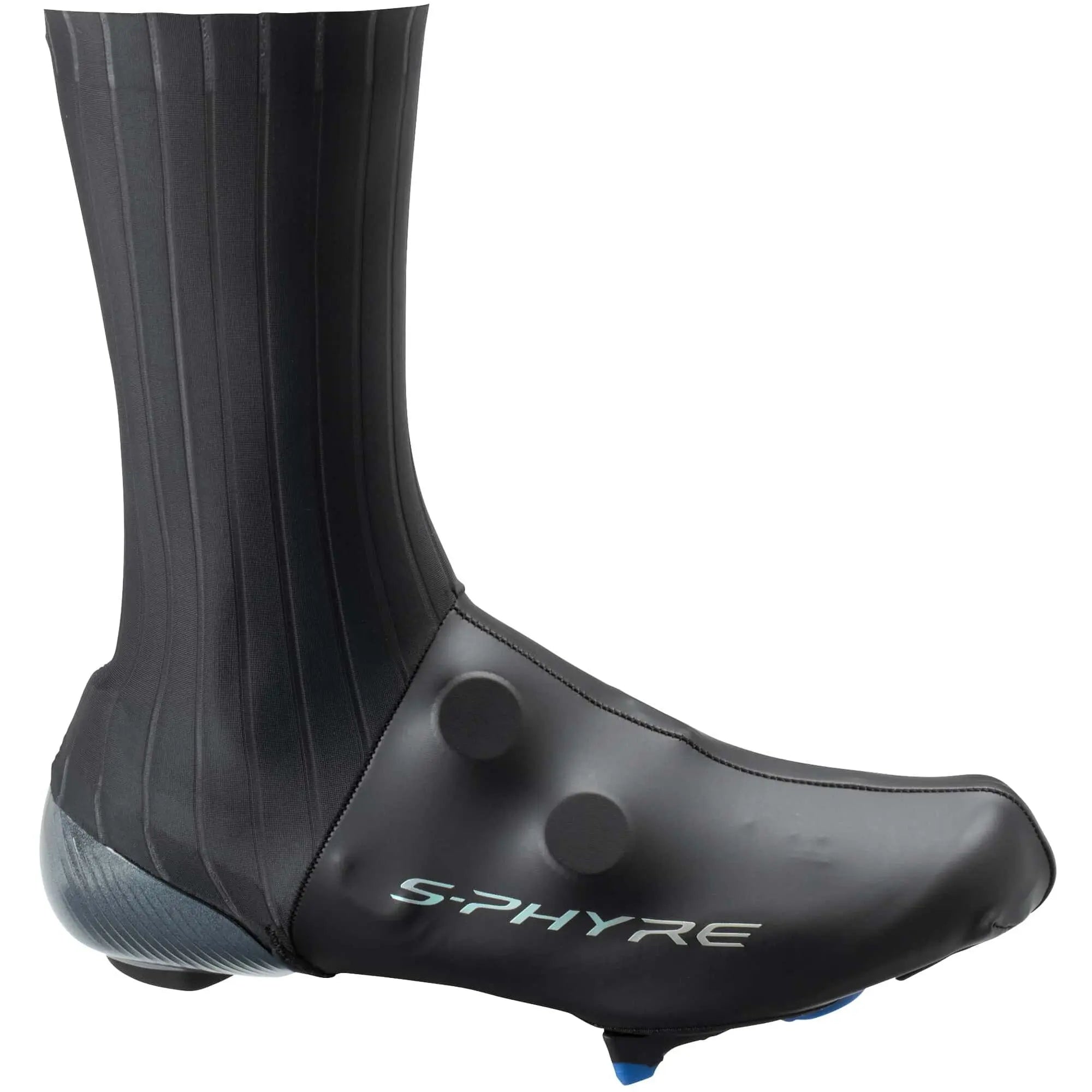 Shimano S-Phyre Flash Shoe Cover Black - FREE UK Shipping, FREE 365 Day Returns | Moto Central