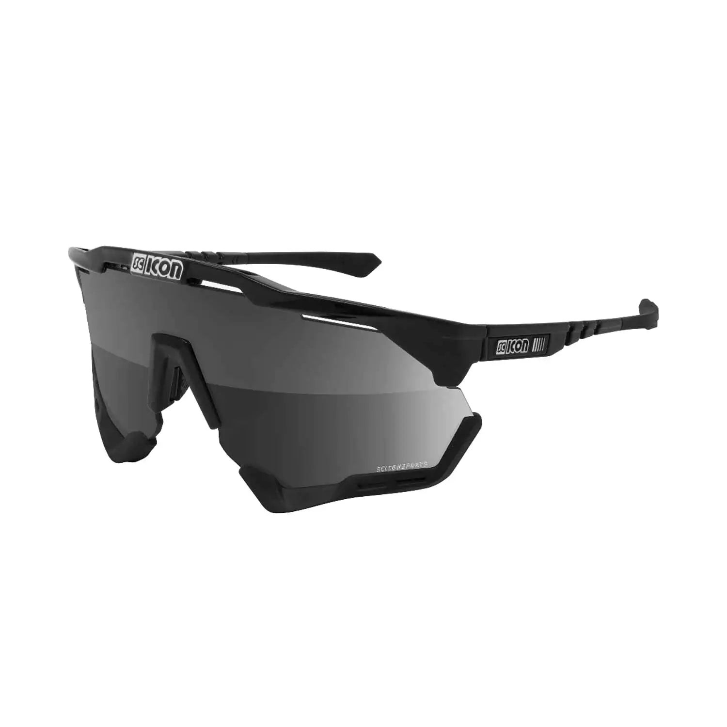 Scicon Sports Aeroshade XL Multimirror Sunglasses Black - FREE UK Shipping, FREE 365 Day Returns | Moto Central