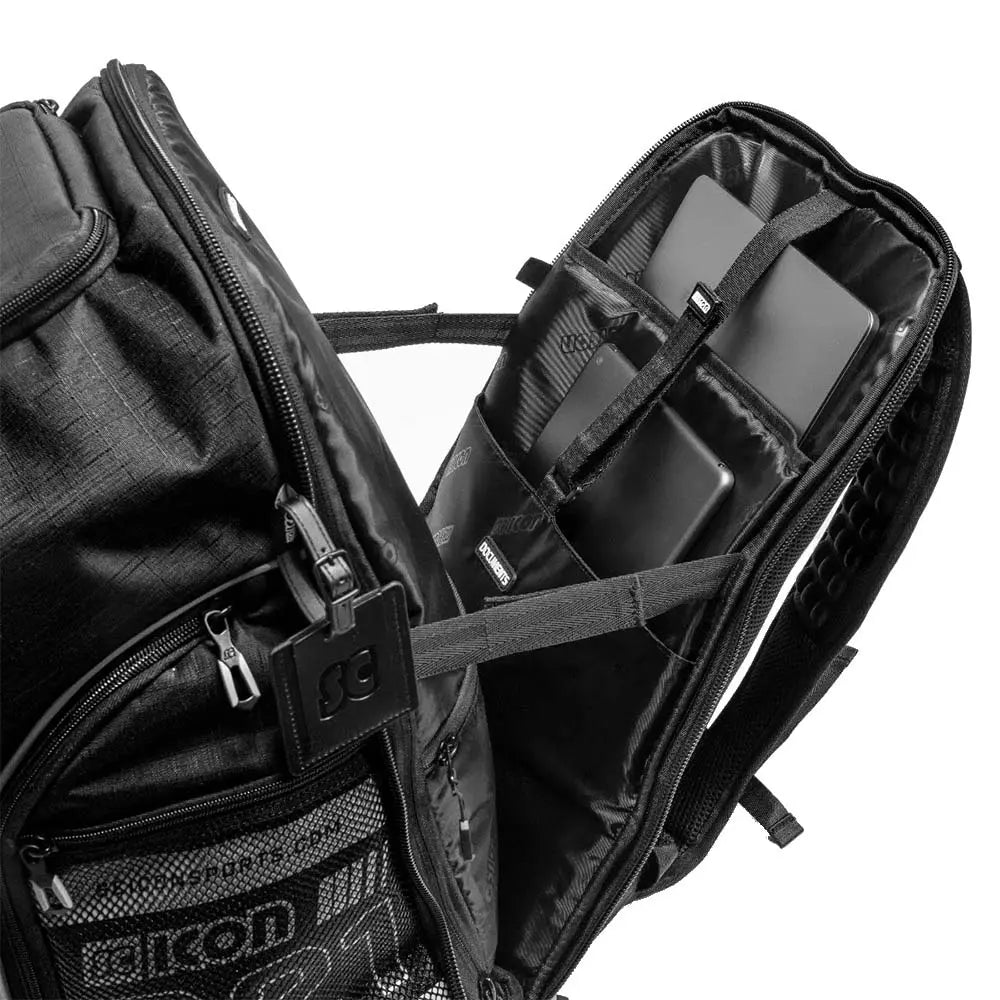 Scicon Sports Pro Backpack Black - 35 L - FREE UK Shipping, FREE 365 Day Returns | Moto Central