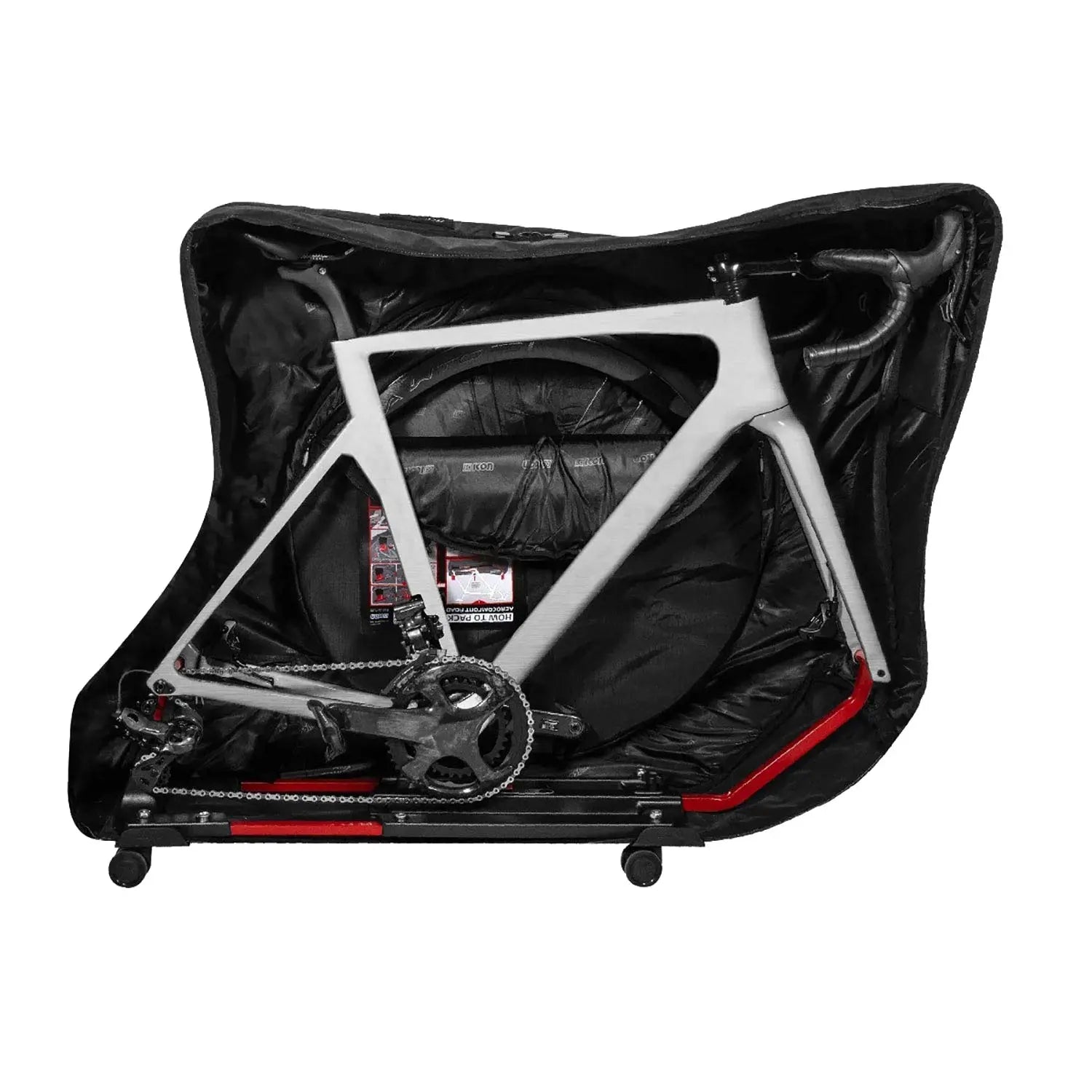 Scicon Sports Aerocomfort 3.0 Road Bike Travel Bag Black - 117 X 54 X 97 CM - FREE UK Shipping, FREE 365 Day Returns | Moto Central