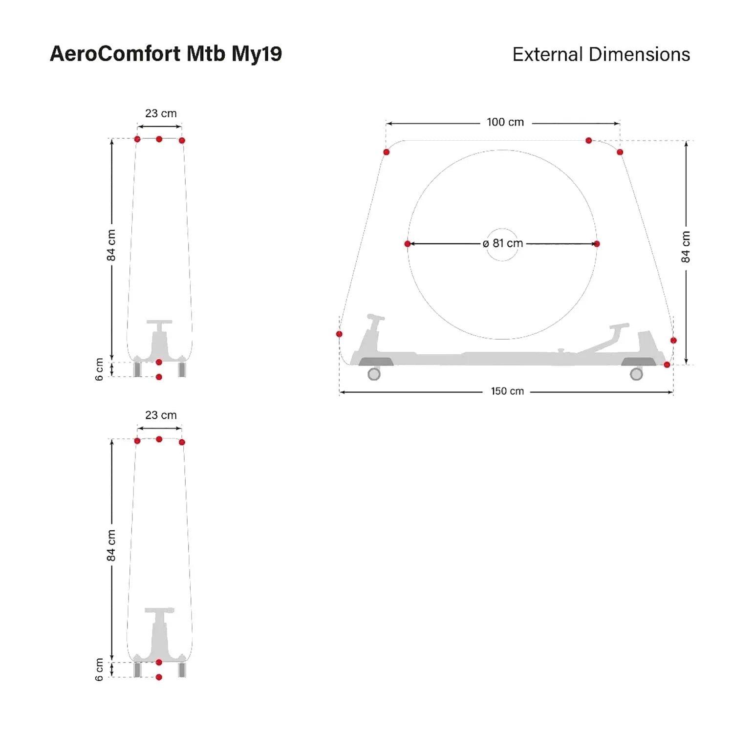 Scicon Sports Aerocomfort MTB TSA Bike Travel Bag Black - 2.2 L - FREE UK Shipping, FREE 365 Day Returns | Moto Central