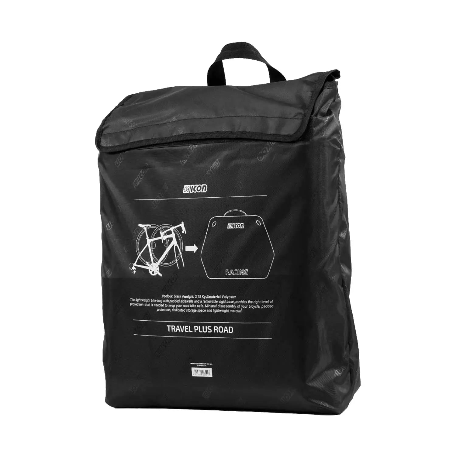 Scicon Sports Soft Travel Plus Racing Bike Bag Black - 2.2 L - FREE UK Shipping, FREE 365 Day Returns | Moto Central
