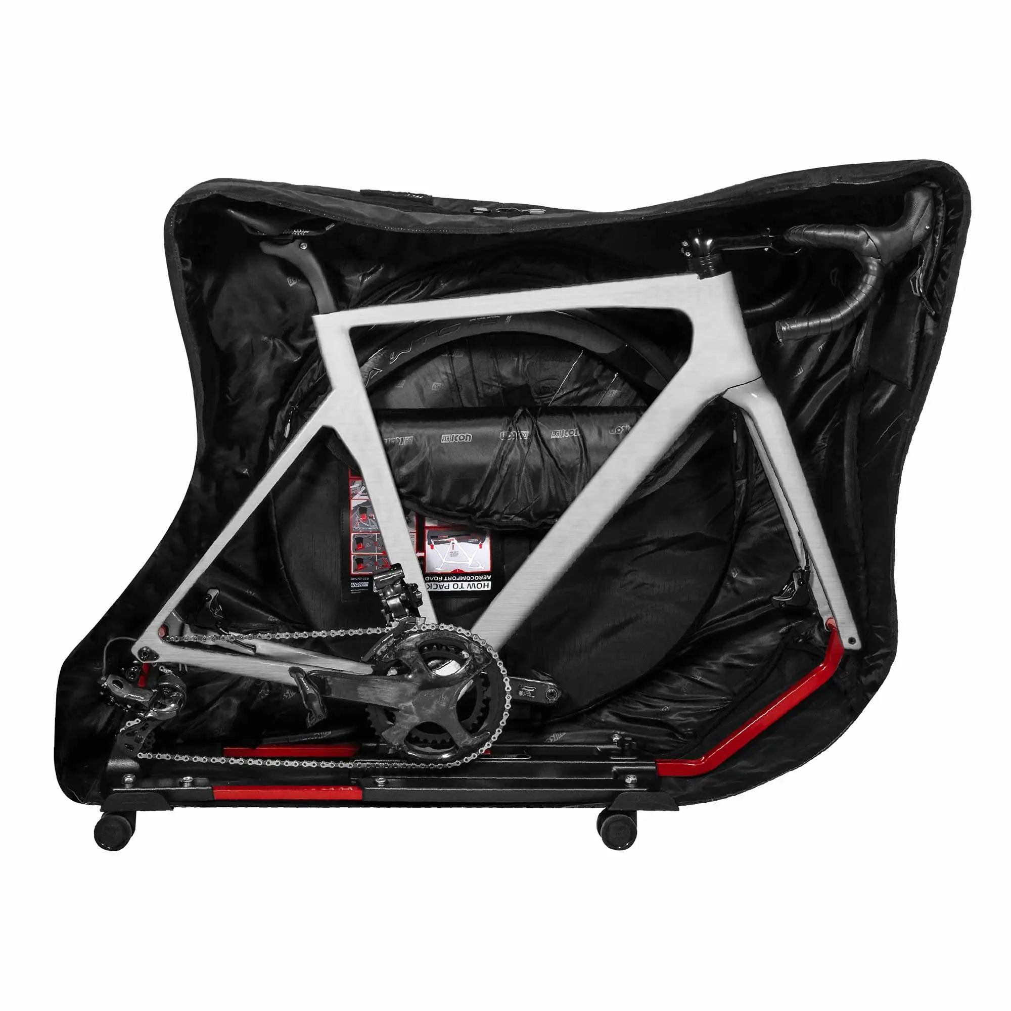 Scicon Sports Tour De France Aerocomfort 3.0 Road Bike Travel Bag Black / Yellow - 117 X 54 X 97 CM - FREE UK Shipping, FREE 365 Day Returns | Moto Central