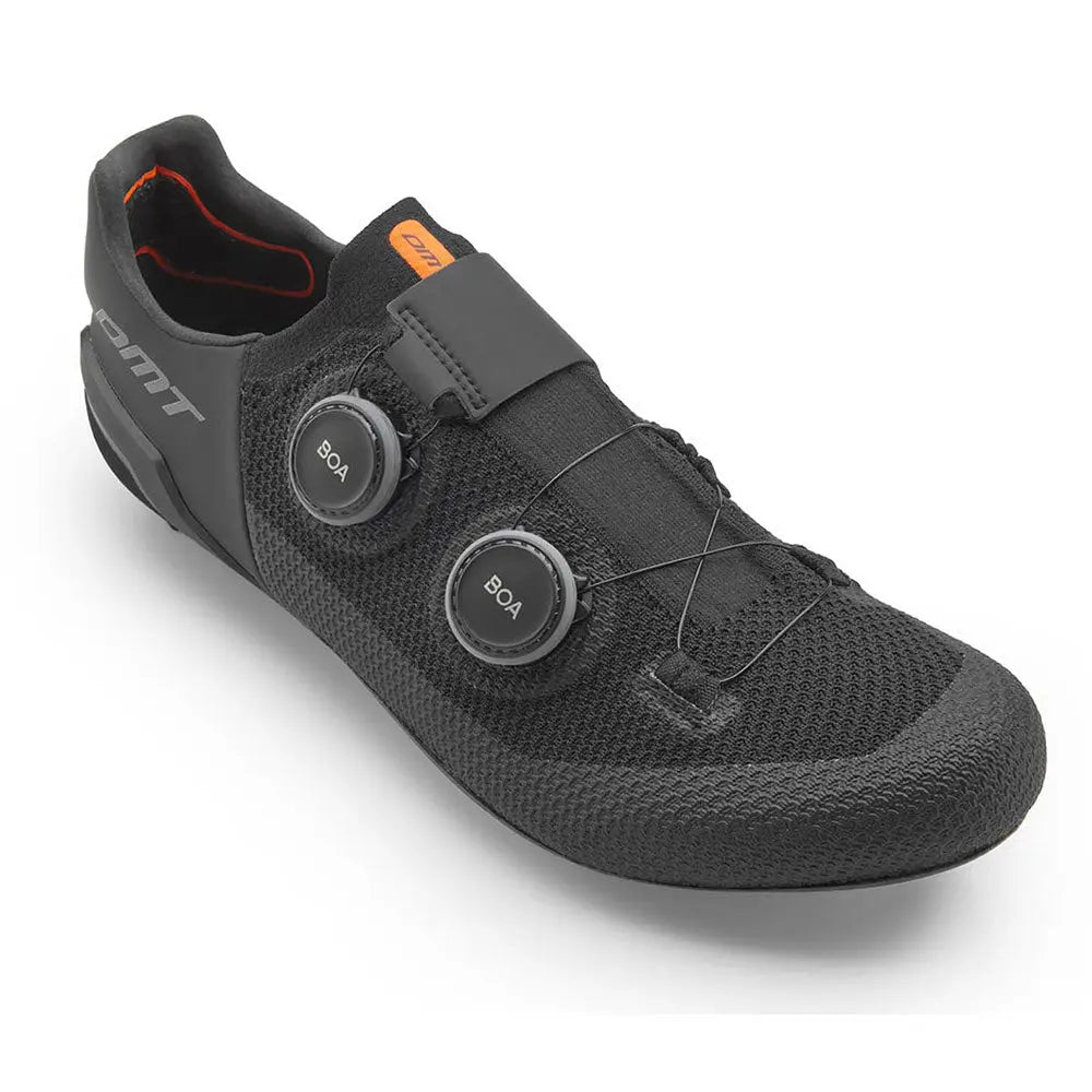 DMT SH10 Road Shoes Black - FREE UK Shipping, FREE 365 Day Returns | Moto Central