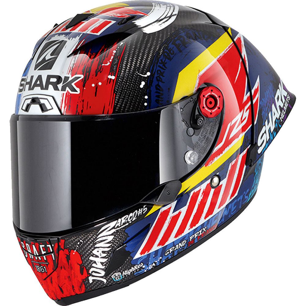 Shark Race R Pro GP 06 Zarco Chakra Carbon / Red / Blue
