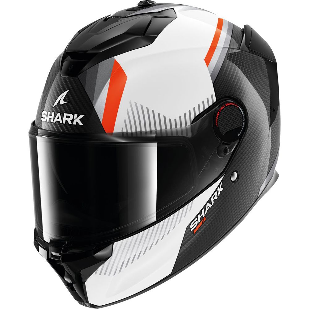 Shark Spartan GT PRO Carbon Dokhta White / Orange