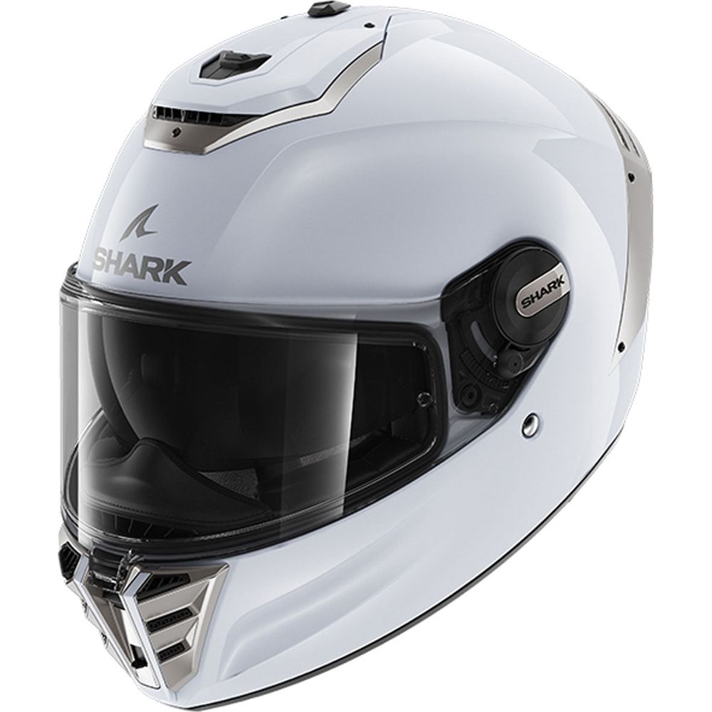 Shark Spartan RS Blank Gloss White / Silver