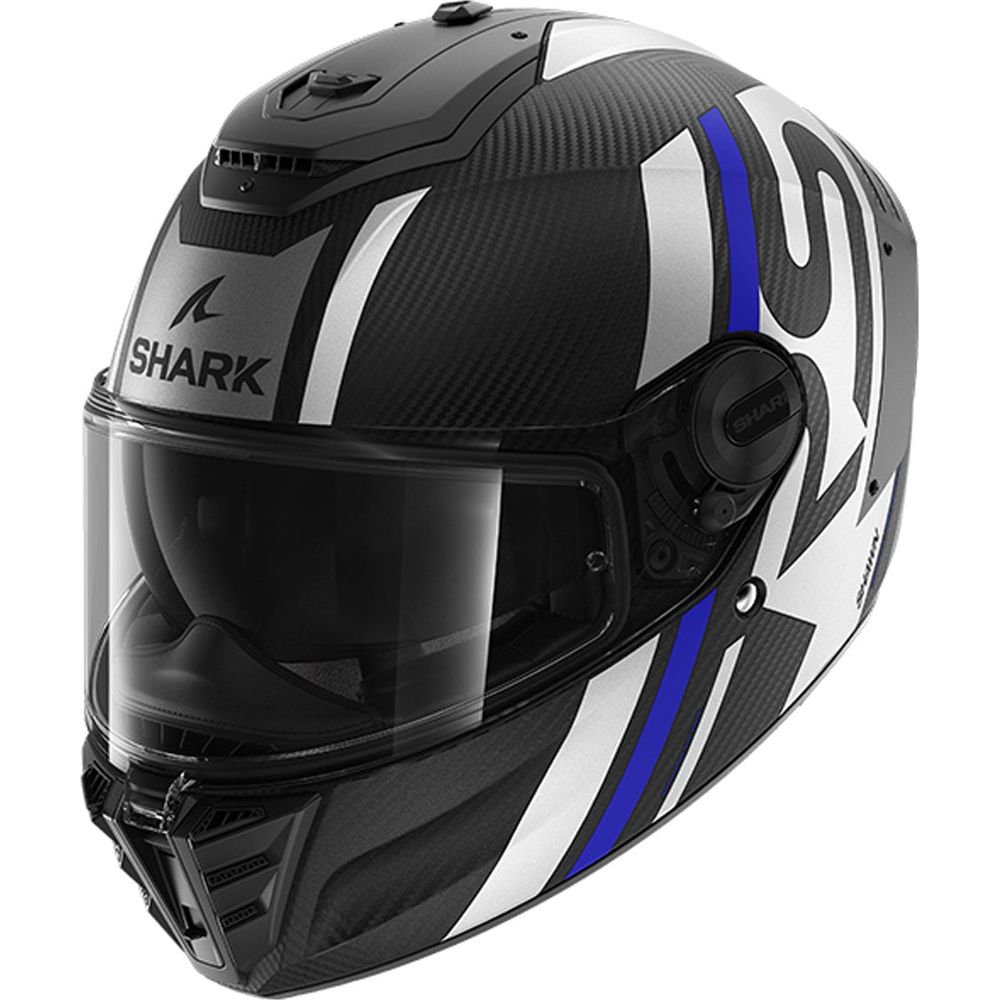 Shark Spartan RS Carbon Shawn Carbon / Blue / Silver