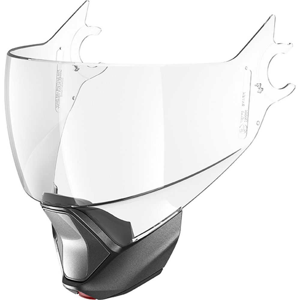 Shark Anti Scratch / Anti Fog Visor Clear With Grey Chin Guard For Evo Jet Helmets
