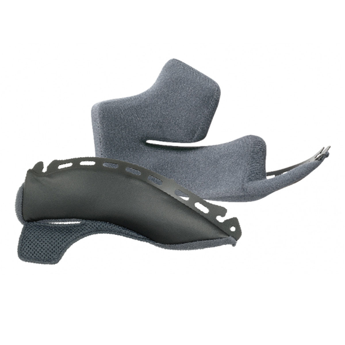Shoei Type LB Cheek Pads Grey With Mesh Isolaters For Neotec 2 Helmets