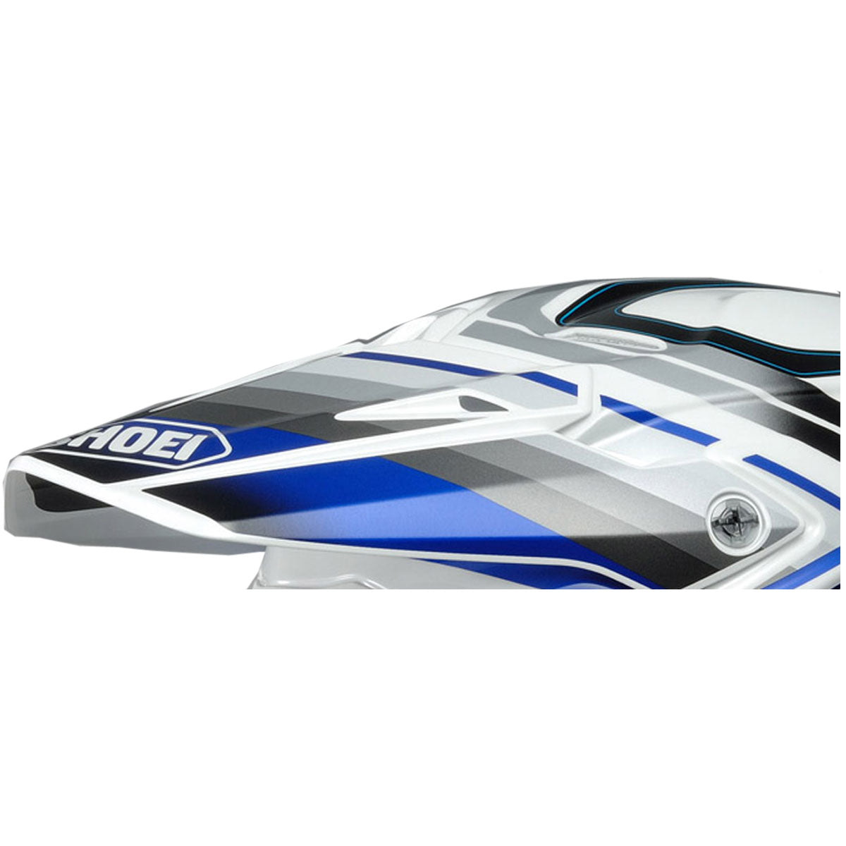 shoei blue and white helmet Shoei Peak For VFX WR Pinnacle TC-2 Blue/White Helmet FREE UK Delivery