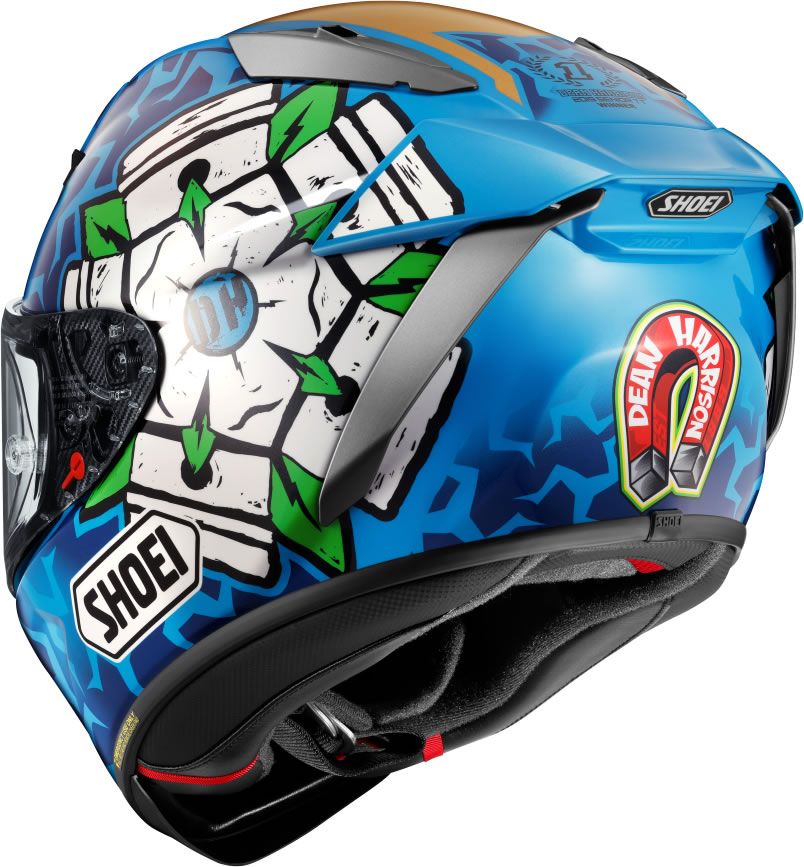 Shoei X-SPR Pro Harrison TC2 Blue - FREE UK Shipping, FREE 365 Day Returns | Moto Central