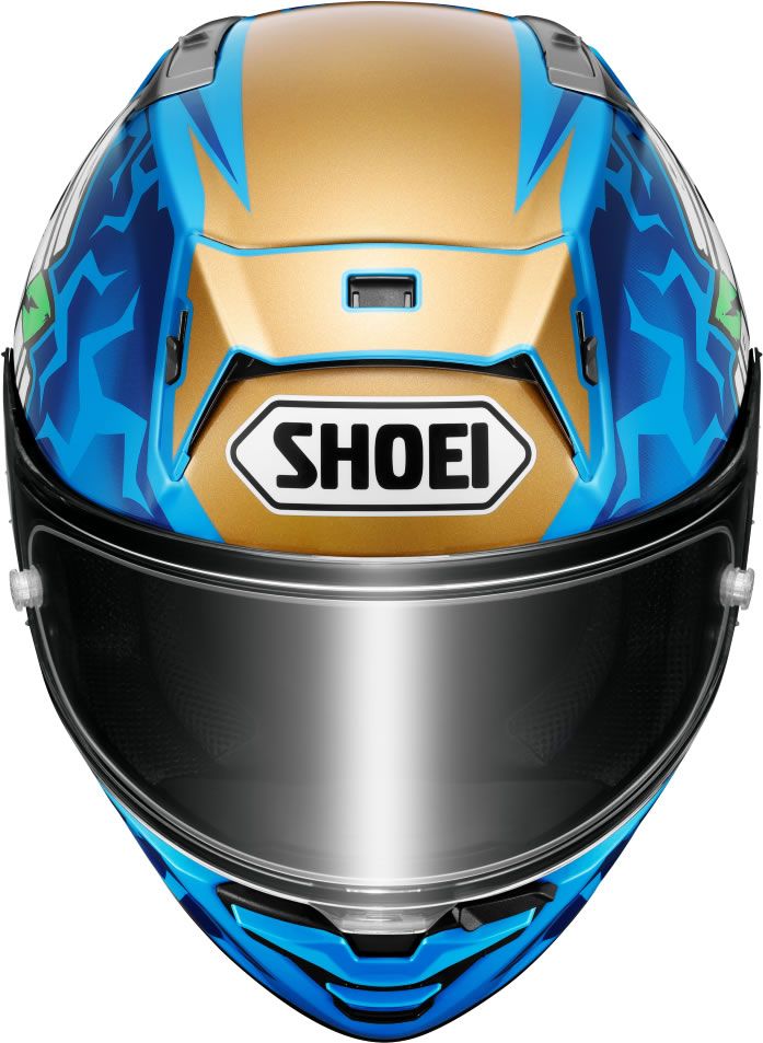 Shoei X-SPR Pro Harrison TC2 Blue - FREE UK Shipping, FREE 365 Day Returns | Moto Central