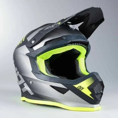 Shot Furious MX Trust Black / Matt Neon Yellow