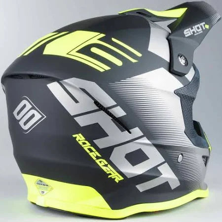 Shot Furious MX Trust Black / Matt Neon Yellow