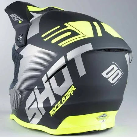 Shot Furious MX Trust Black / Matt Neon Yellow