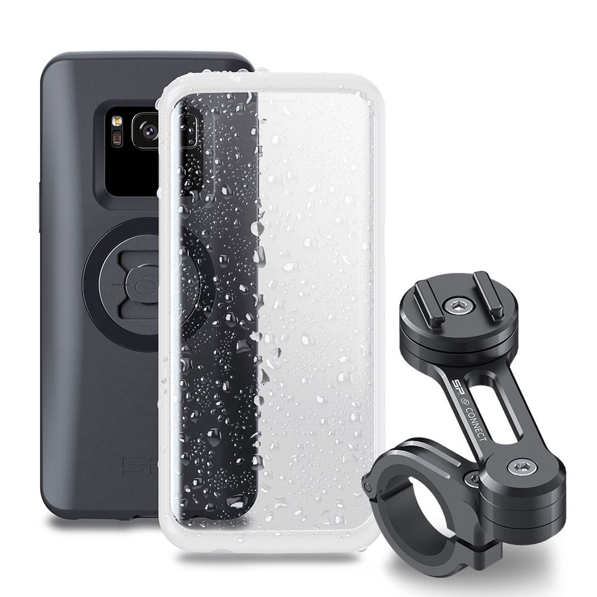 SP Connect Moto Bundle Mount Black For Samsung S8