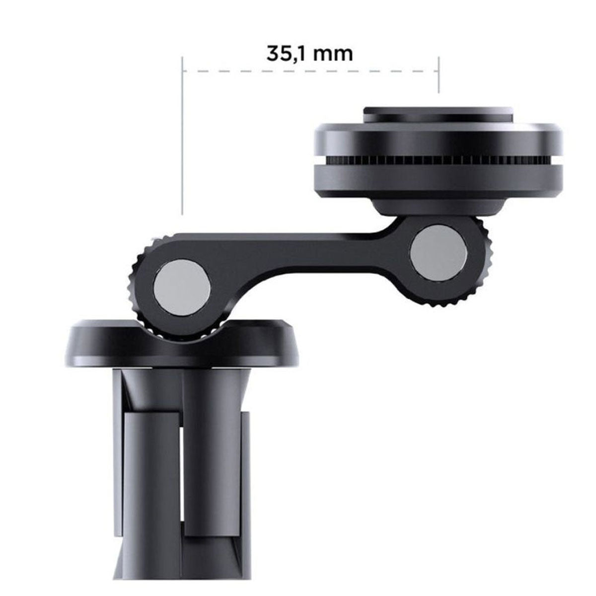 SP Connect CNC Moto Stem Mount Pro Black For SPC+ / SPC Phone Cases