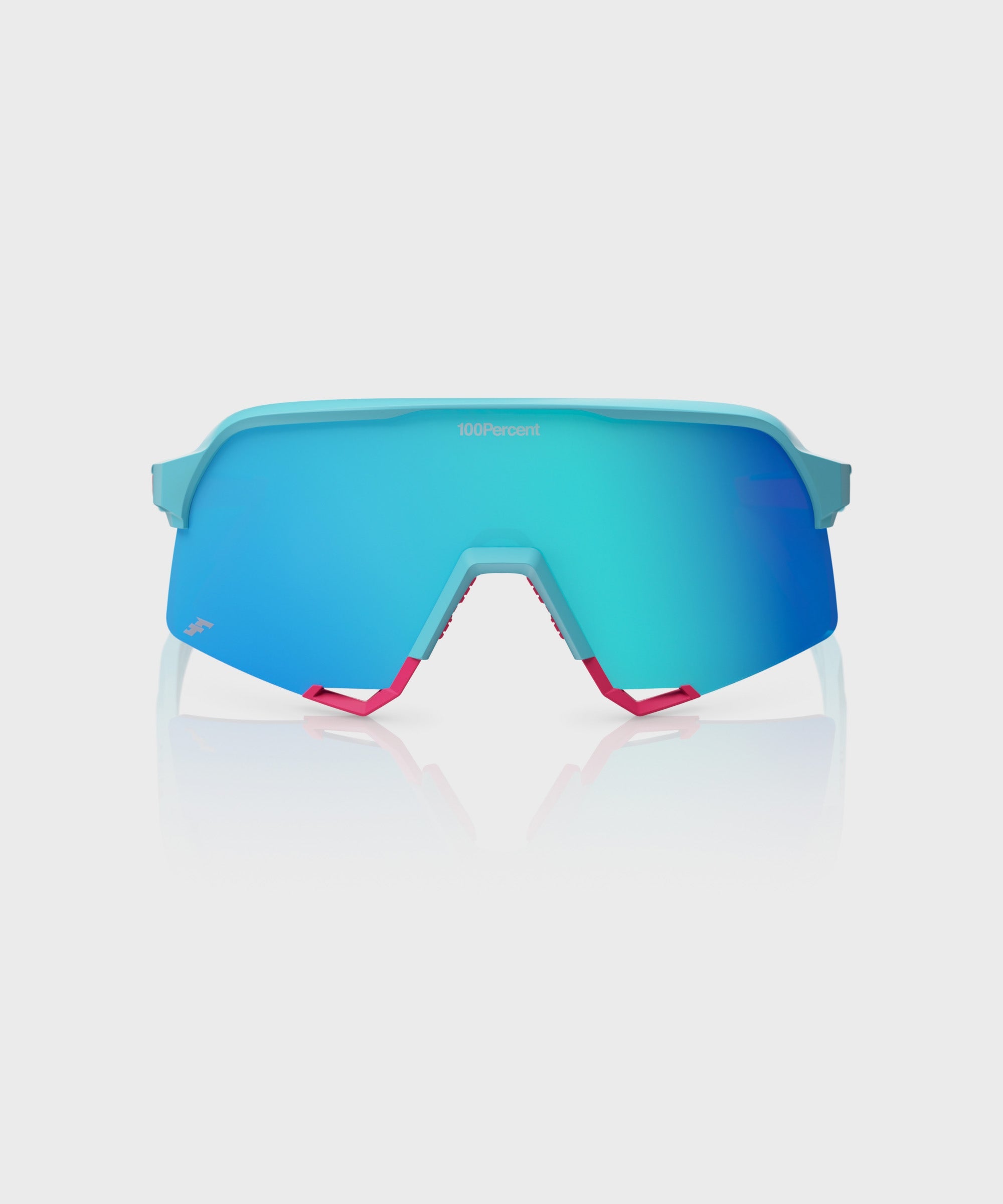 100% S3 LE Tatis 4 Glasses Soft Tact Blue / Blue Topaz Mirror Lens - FREE UK Shipping, FREE 365 Day Returns | Moto Central