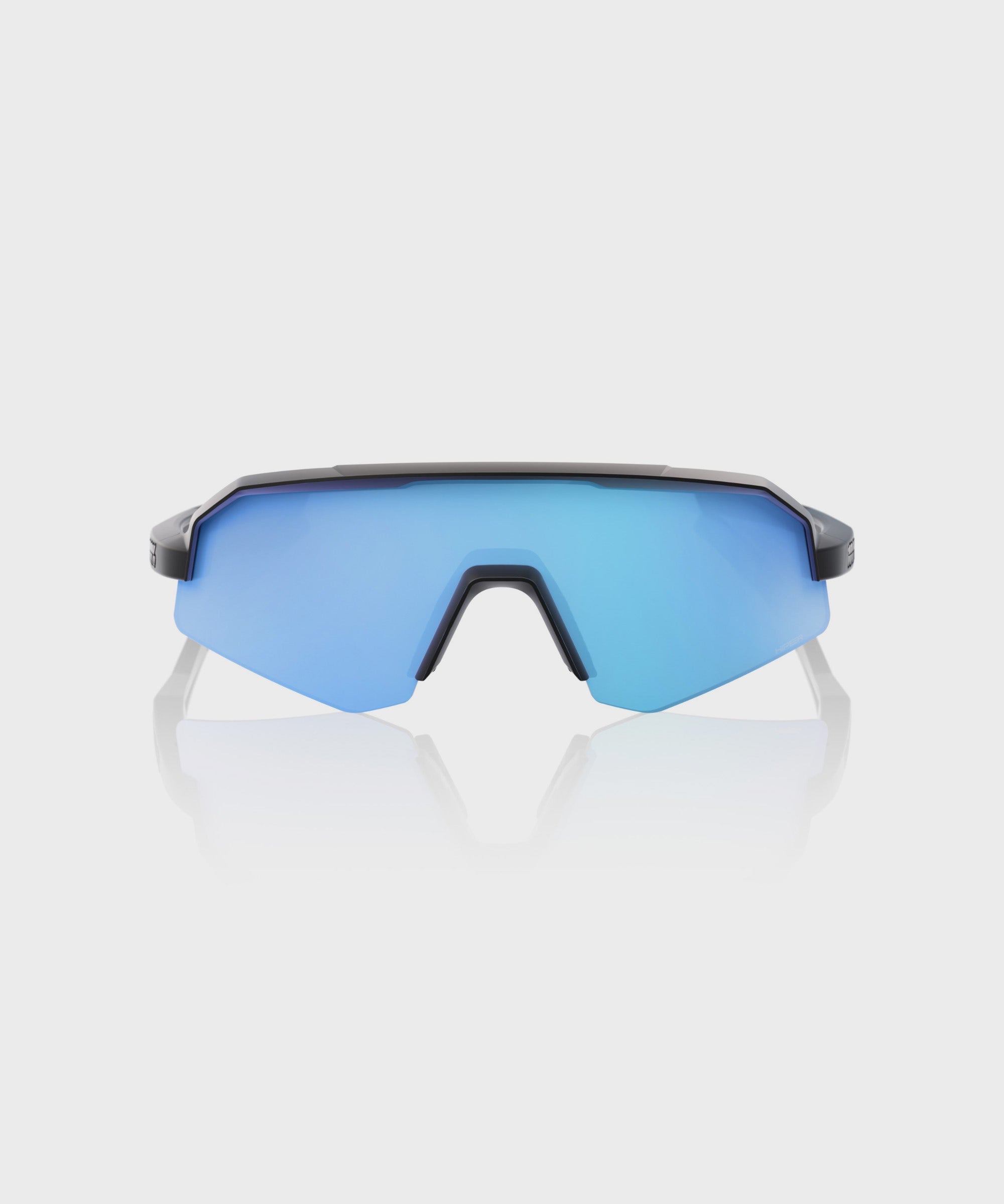 100% Slendale Youth Glasses Matt Black / HiPER Blue Mirror Lens - FREE UK Shipping, FREE 365 Day Returns | Moto Central