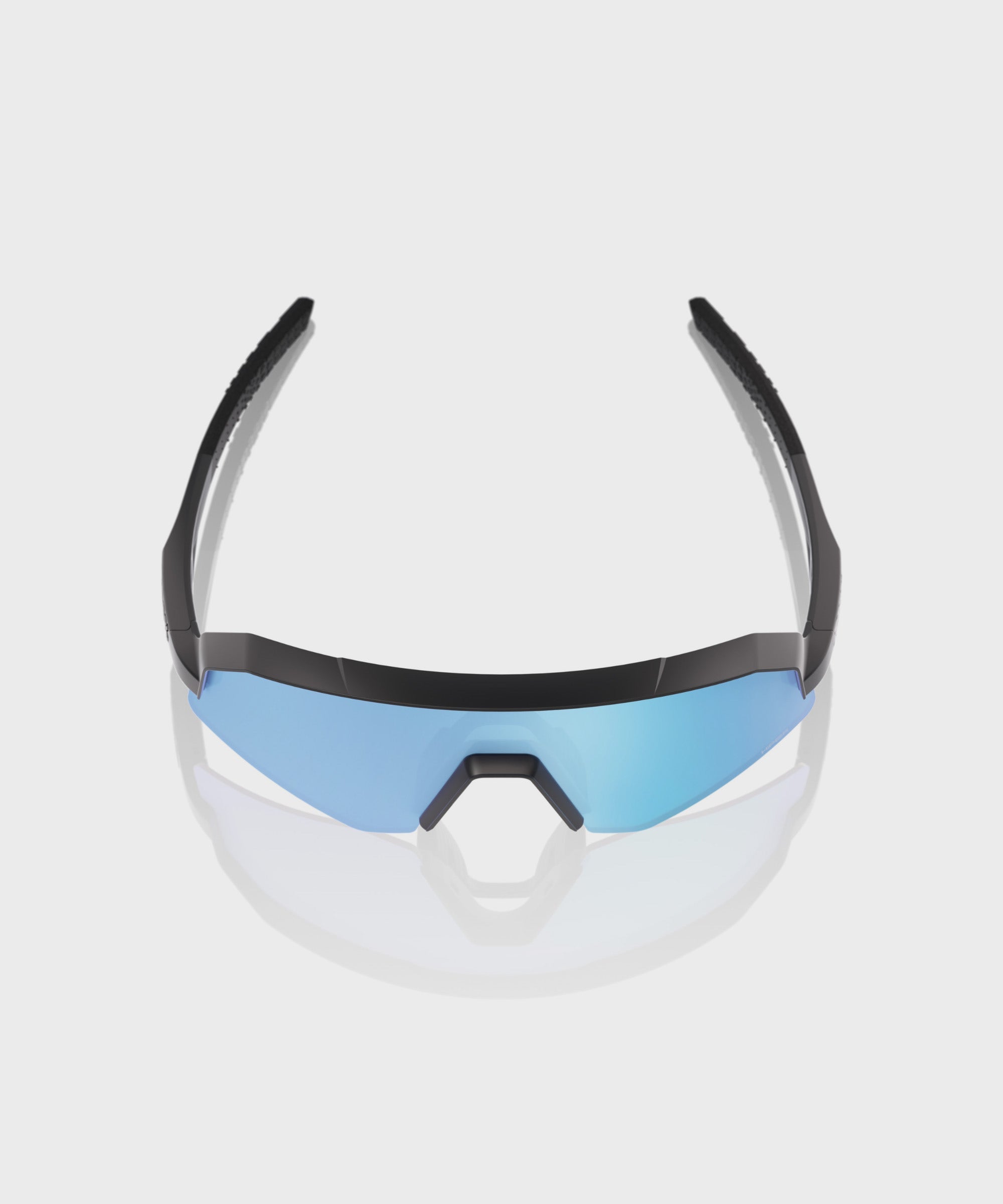 100% Slendale Youth Glasses Matt Black / HiPER Blue Mirror Lens - FREE UK Shipping, FREE 365 Day Returns | Moto Central