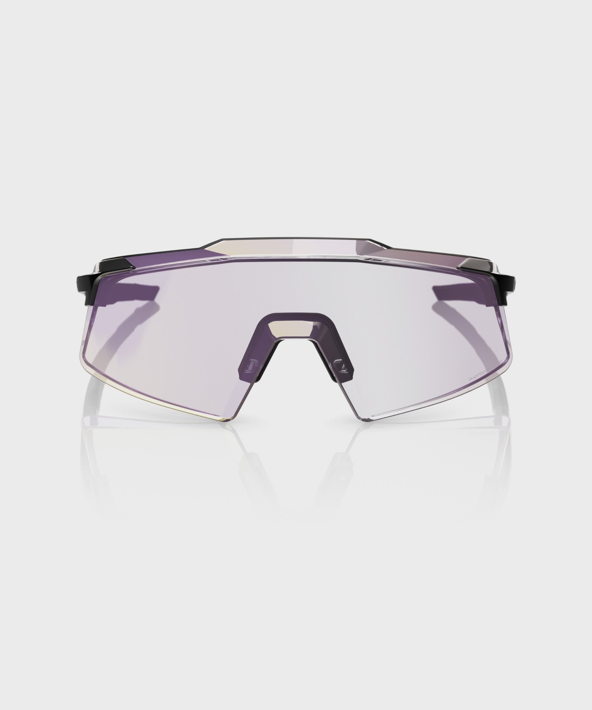 100% Aerocraft Glasses Gloss Black / Purple Mirror Photochromic Lens - FREE UK Shipping, FREE 365 Day Returns | Moto Central
