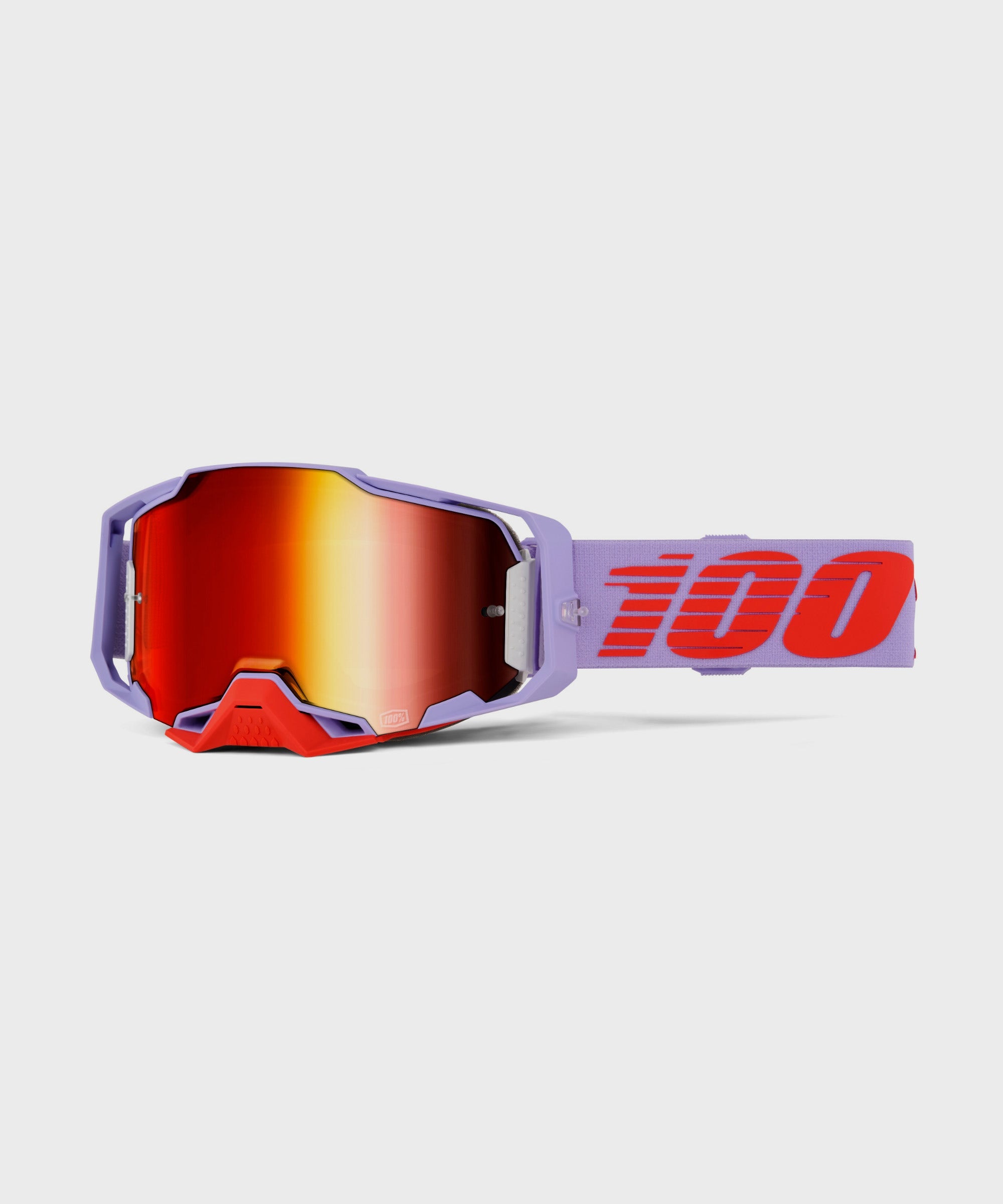 100% Armega Goggle Fausto / Mirror Red Lens - FREE UK Shipping, FREE 365 Day Returns | Moto Central
