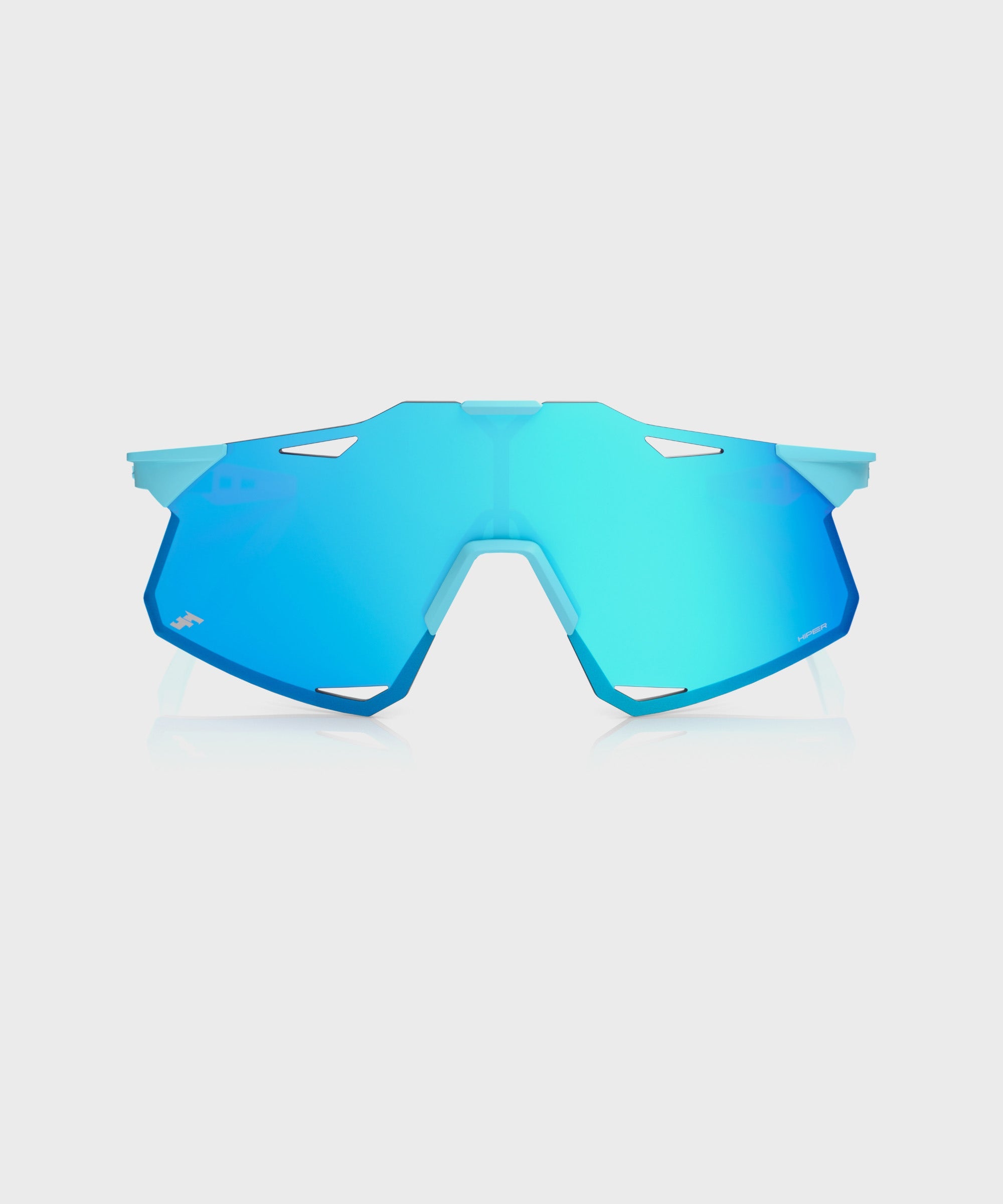 100% Hypercraft LE Tatis 4 Glasses Soft Tact Blue / Blue Topaz Mirror Lens - FREE UK Shipping, FREE 365 Day Returns | Moto Central