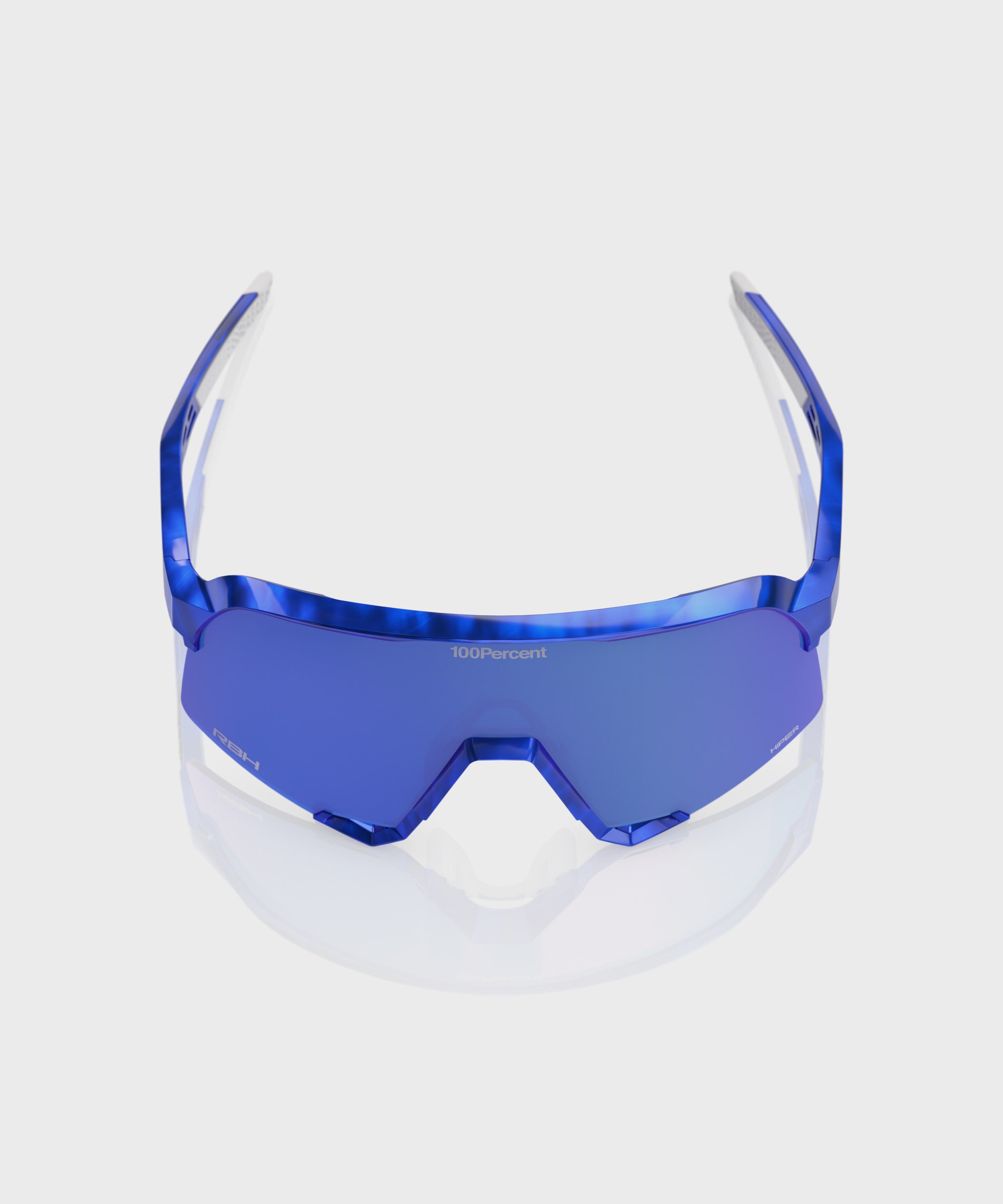 100% S3 RBH Glasses Gloss Blue Holographic / HiPER Royal Blue Mirror Lens - FREE UK Shipping, FREE 365 Day Returns | Moto Central