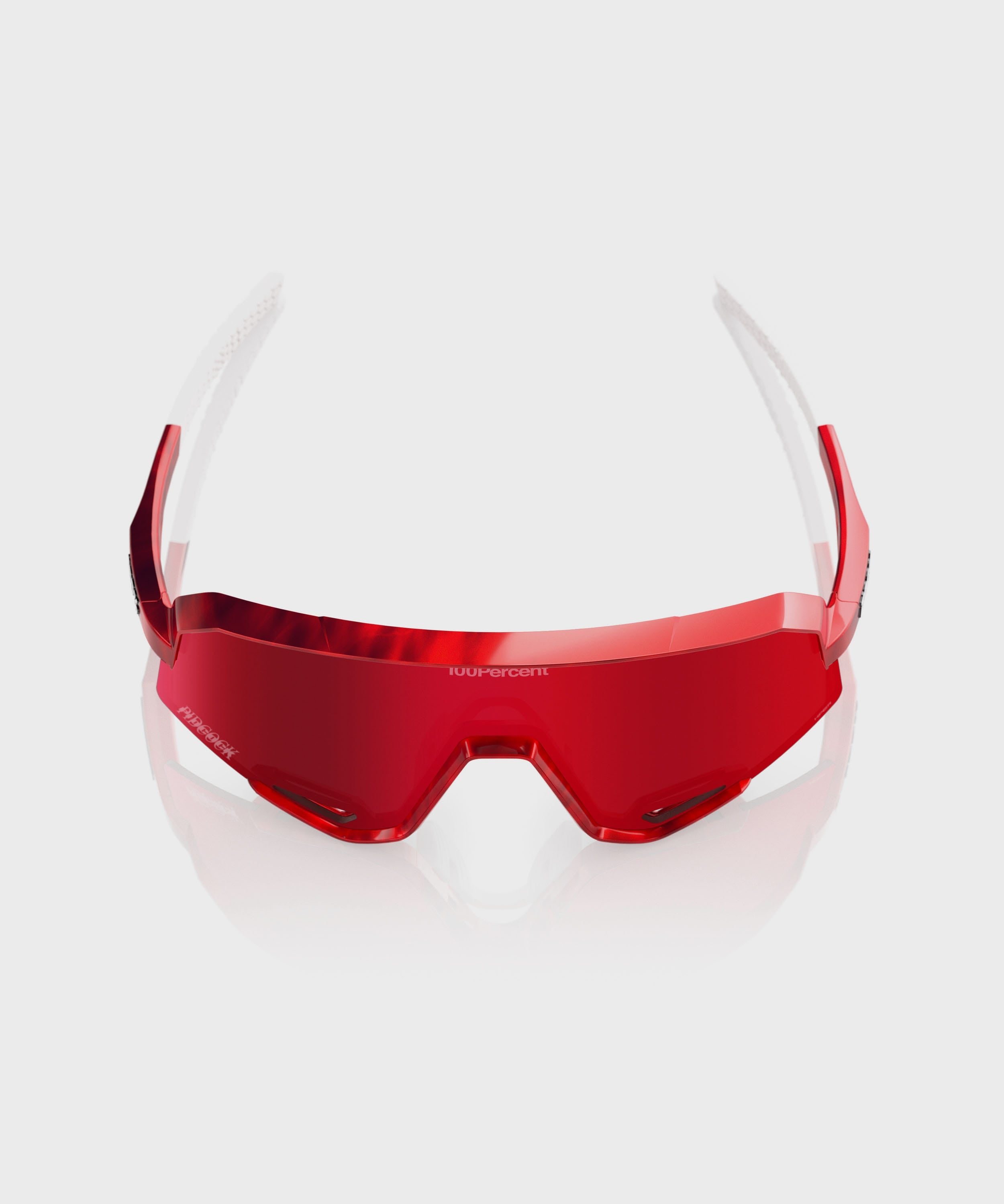 100% Slendale Pidcock LE Glasses Holographic Gloss Red - FREE UK Shipping, FREE 365 Day Returns | Moto Central