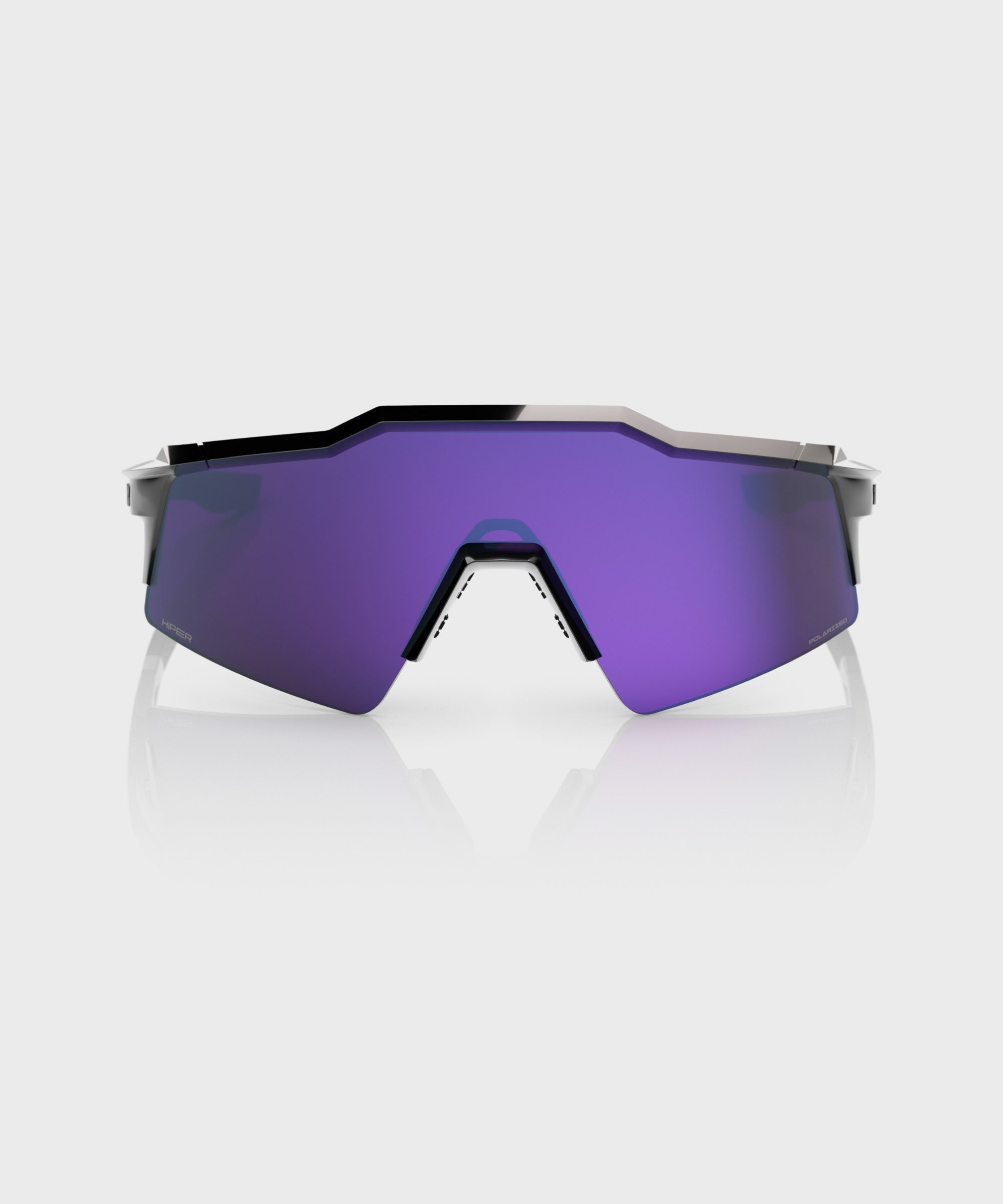 100% Speedcraft SL Glasses Polished Black / HiPER Lavender Mirror Polarized Le - FREE UK Shipping, FREE 365 Day Returns | Moto Central